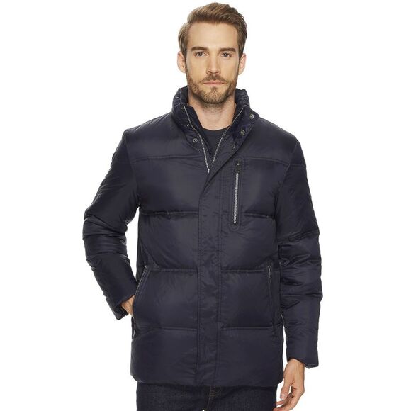 Cole Haan Mens Travel Packable Quilted Jacket X-Large Navy - NWT $450 - Picture 1 of 7